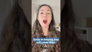 Focus on keeping your soft palate lifted. All registers, vowels, and intensity levels.✨