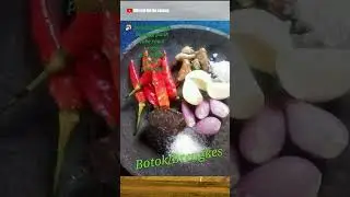 BUMBU BOTOK #shorts #food #cooking #bumbudapur