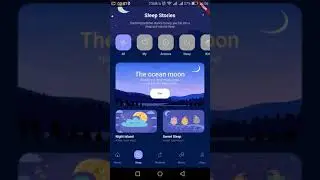 Responsive Meditation app ui