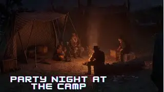 A party night at the camp! - Red Dead Redemption 2: Ultimate Edition