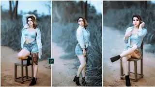 New Blue Grey Tone Lightroom Photo Editing Tutorial | Presets For Lightroom Mobile Photo Editing
