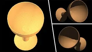 AutoCAD 2007 Tutorial in 3D Tube (Revolve and Shell command  in AutoCAD)