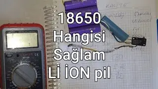 18650 li-ion İç Direnç hesaplama 18650 pil testi Şarjlı Pil Testi İnternal Resistance Calculate