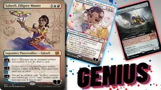 The BEST New Izzet Artifact Commander!? | Saheeli, Filigree Master | Historic Brawl MTG Arena