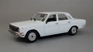 ГАЗ 24-10 «Волга» | Автолегенды СССР №48 | Обзор масштабной модели автомобиля 
