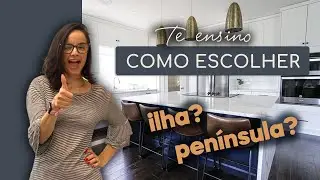COZINHA com ILHA ou PENÍNSULA? | Arquiteto BH