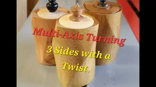Multi-Axis Turning, Three sides with a Twist. 