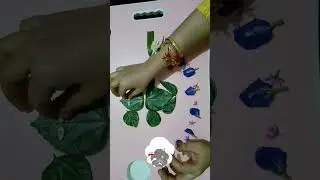 Making ganesha with leaves #shorts #vinayakachavithi #ganeshchaturthi #craft #art #ganesh #ganesha
