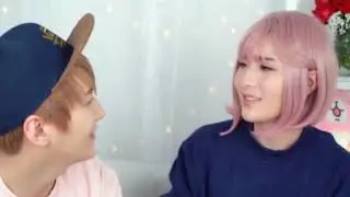 Baozi fairy make up version 1 pink wig