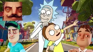 Hello Neighbor - My New Neighbor Morty Smith (Rick and Morty) Act 2 Hole Gameplay Walkthrough