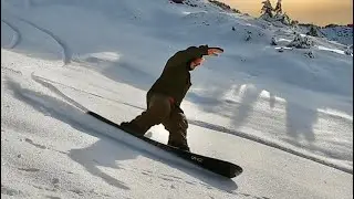 October 17 Early Season Snowboarding Short at Eaglecrest in Juneau, Alaska
