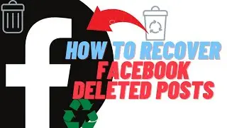 How To Restore Posts On Facebook||How To Recover Deleted posts At Facebook (2021)