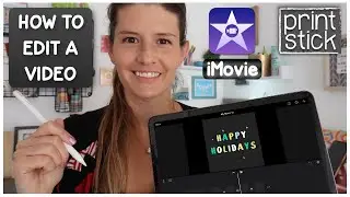 Use iMovie on iPad: How to edit a video | Video Editing Tutorial iPad Animated Card - EASY - Part II