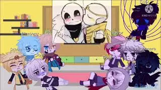 Sans aus react to Cross sans ( Cream ) ( Cross x Dream )