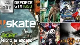 Acer Nitro 5 2020 | 5 PS3 Games Test - RPCS3 Emulator | I5 - 10300h - GTX 1650 | Emulator Test