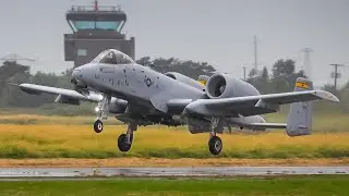 (4K) 2 USAF A-10 Thunderbolts Departing Boundary Bay | LiveATC 2023