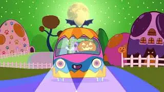 The Spooky Wheels on the Bus 🚌👻 | Halloween Adventure & Kids Song