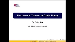 Galois Theory Lecture 9: Fundamental Theorem of Galois Theory