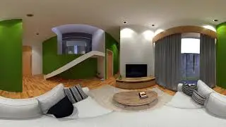 360 Panoramic Living Room Design