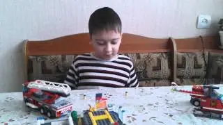 лего сити самодельная пожарная станция видео