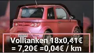 MAXIMUM Elektro 2Türer 25KW, 30%Steig., XLAusstattung, Wlan, 230V.BT, Ladung 8Std. USB, Navi 15.999€