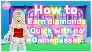 HOW TO EARN DIAMONDS QUICK AND EASY NO GAMEPASSES🤭❄️| My Hello Kitty Cafe Roblox | XoxoAqua ☃️