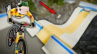 BIKING THE SUPER ULTRA MEGA PARK FROM SKATE 3?! (Descenders)