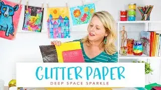 How to Make Your Own Glitter Paper
