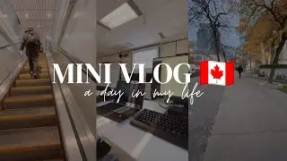 A Day In My Life 🇨🇦 | VCC Downtown Campus | Mini Vlog
