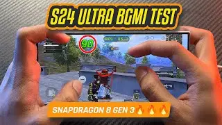 Samsung Galaxy S24 Ultra BGMI TEST 🔥 FINALLY STABLE 90 FPS?? 😍