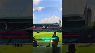 David Warner helicopter entry🔥🤯
