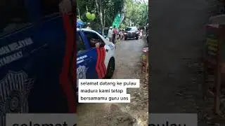 Detik Detik Warga Menyambut Kedatangan UAS Di Sumenep Madura