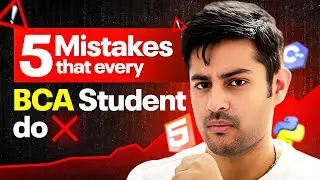 Don’t do these mistakes in your BCA/MCA journey❌❌