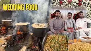 Wedding Food Preparation in Pakistan | 150KG Beef Qorma, Pulao & Halwa | Chowkas Nagri