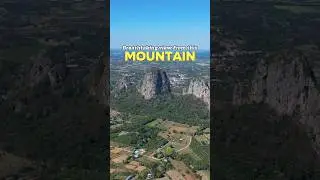 The breathtaking view from this limestone mountain! 🏔️