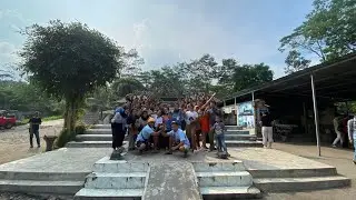Taman museum  letusan gunung merapi jogjakarta.wisata alam anak anaak smano lampung