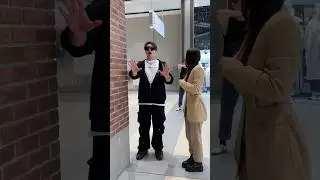 Pretended to be blind😂 
