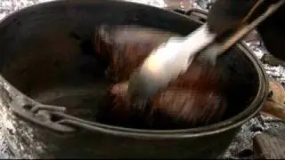 Kangaroo cooked on an Outback fire