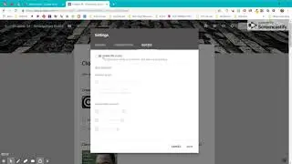 Google FORMS:  Settings - General, Presentation, Quizzes