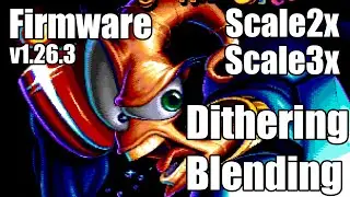 Dithering Blending, Scale2x, Scale3x to HDMI. Megaswitch HD Update v1.26.3