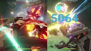 Ganyu C1 VS Bennett C6 only EM Thundering Fury.  Who gonna WIN?