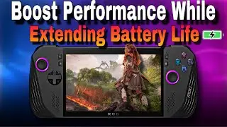 Performance Boost & Add New Features Asus Rog Ally X With Longer Battery Life | G Helper
