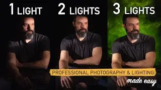 Create Dramatic Images with 1, 2 or 3 Lights