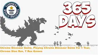 Chrome Dinosaur Gameplay | Almost 1 Million | Attempting World Record in  Dinosaur Game (365 Days)