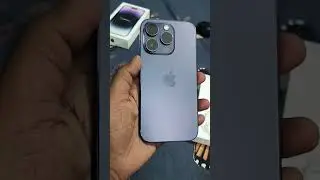 Iphone 14 pro unboxing #iphone #purple #14promax