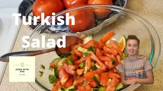 Turkish Salad (Coban Salatasi) - Turkish Food Recipes