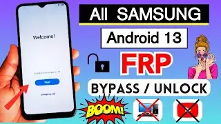 All Samsung Android 13 FRP Bypass Without Pc | 2024 All Samsung Google Account Unlock | New Trick