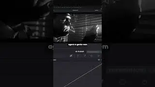 Color Grading no DaVinci Resolve | Preto e Branco "nostálgico" | #shorts