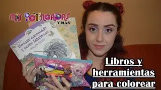 Libros y herramientas para colorear de adultos
