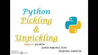 Python Pickling|serialization & Unpickling|deserialization!!